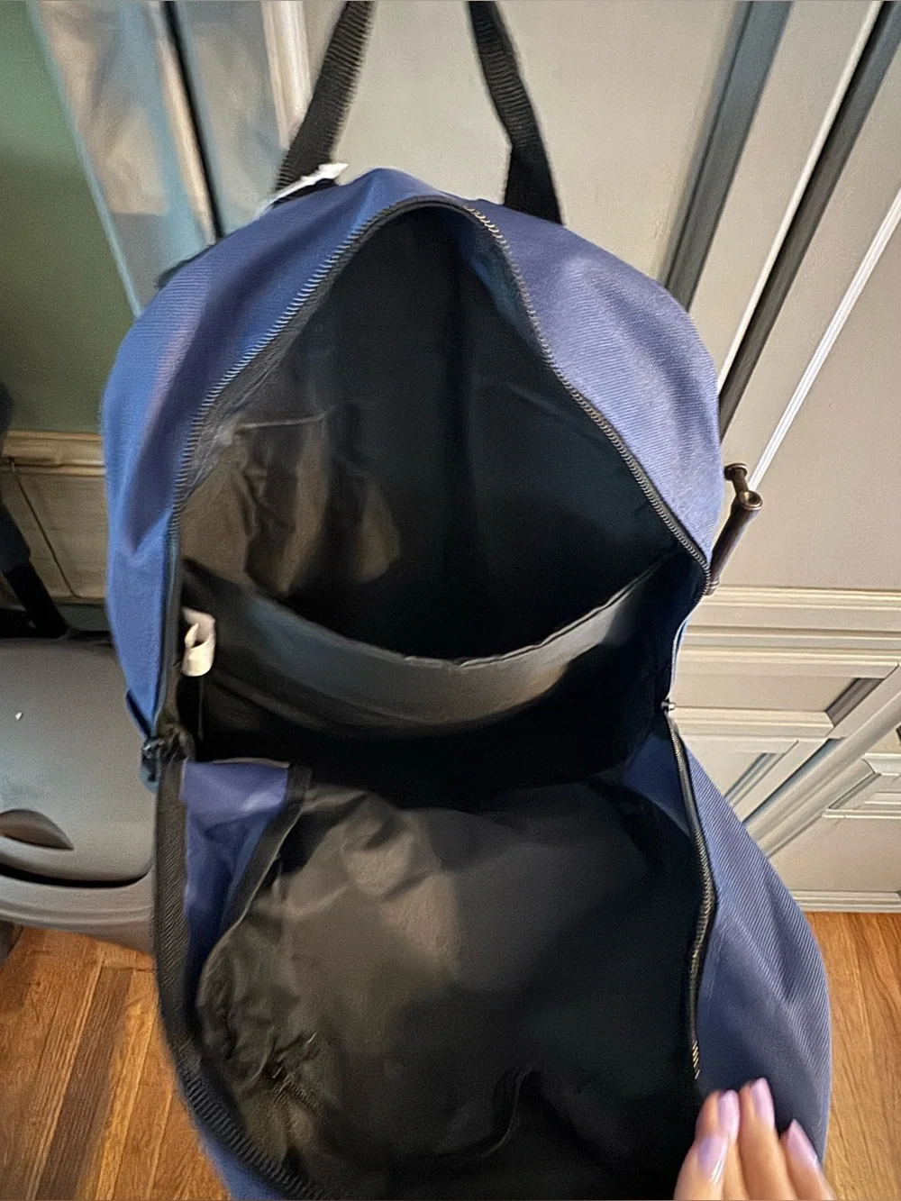 Russell Athletic Navy Blue and Black Everyday Backpack